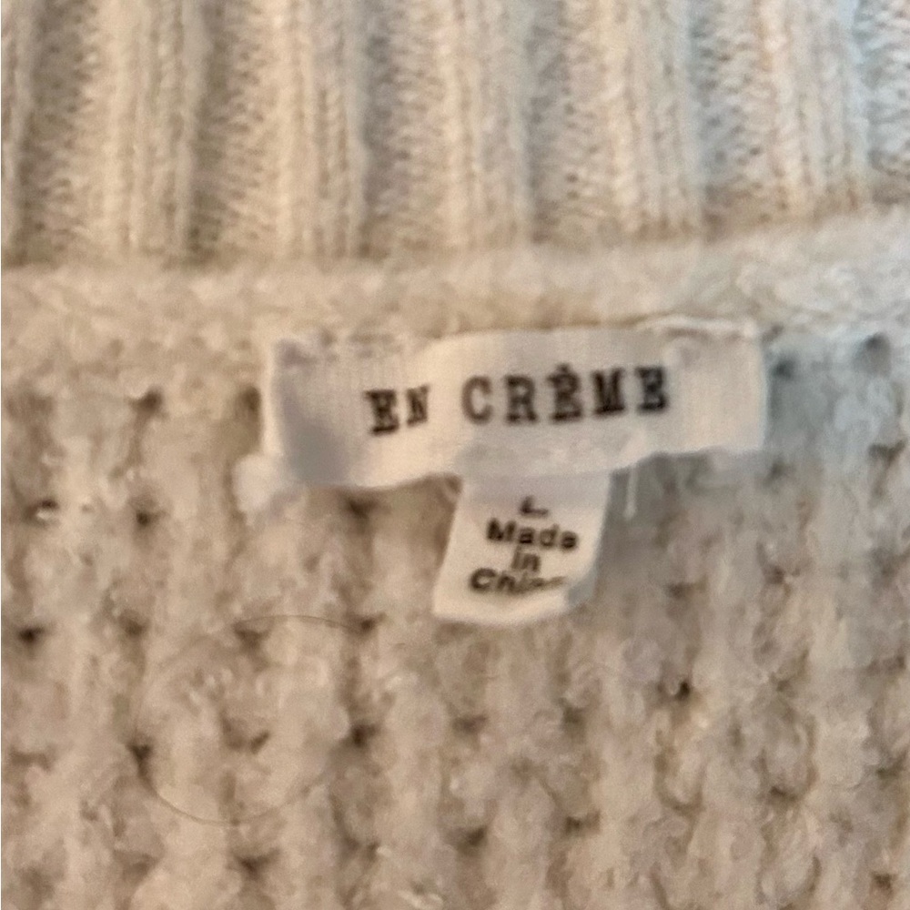 Boutique Cozy White Cardigan Sweater - Picture 2 of 4